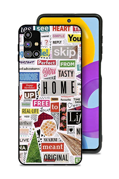 Tolwak غطاء حماية لهاتف Samsung Galaxy M31s مع ملصقات أصلية