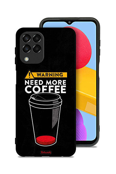 Tolwak غطاء حماية لهاتف Samsung Galaxy M33 - هل تحتاج إلى المزيد من القهوة؟