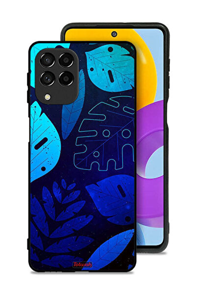 Tolwak غطاء حماية لهاتف سامسونج جالاكسي M53 بنقشة أوراق الشجر