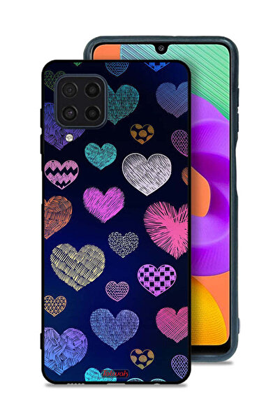 Tolwak غطاء حماية لهاتف سامسونج جالاكسي M32 4G بنقشة قلوب داجا