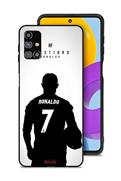 Tolwak غطاء حماية لهاتف سامسونج جالاكسي M31s بقناع كريستيانو رونالدو