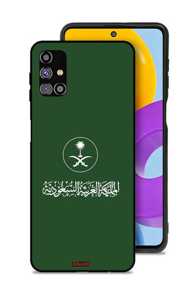 Tolwak غطاء حماية لهاتف سامسونج جالكسي M31s، تصميم فن ناقل لعلامة المملكة الع...