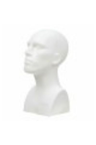 OEM Z Cap de manechin masculin din plastic alb