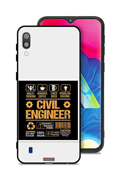 Tolwak غطاء حماية لهاتف سامسونج جالاكسي M10 - ملصق مهندس مدني