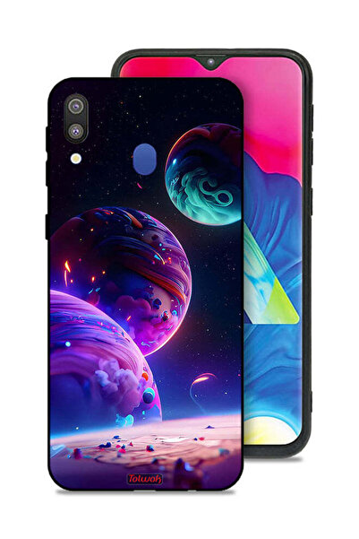 Tolwak غطاء حماية لهاتف سامسونج جالكسي M20 بنمط كوكبي