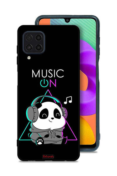 Tolwak غطاء حماية لهاتف Samsung Galaxy F22 بطبعة موسيقى الباندا