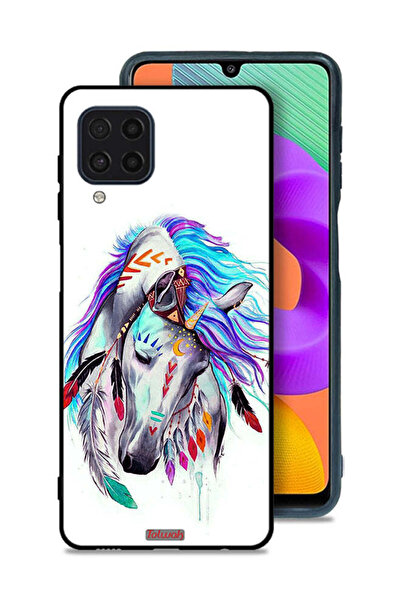 Tolwak Samsung Galaxy M32 4G Protective Case Cover Horse
