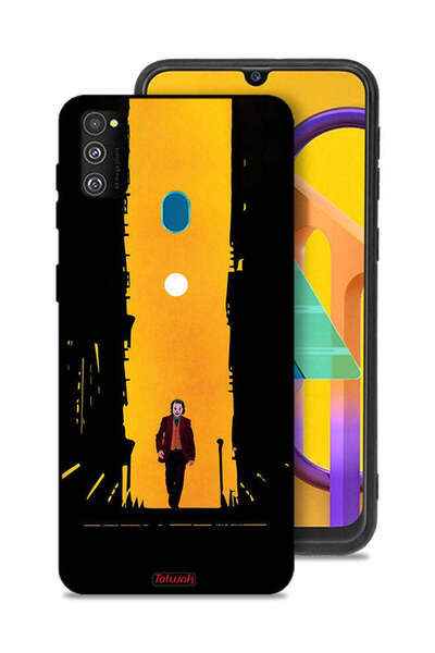 Tolwak غطاء حماية لهاتف Samsung Galaxy M30s بتصميم جوكر، عمل فني رقمي تجريدي