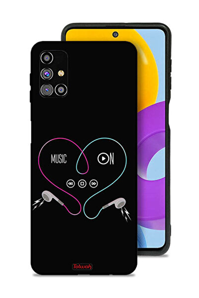 Tolwak غطاء حماية لهاتف Samsung Galaxy M31s مع موسيقى