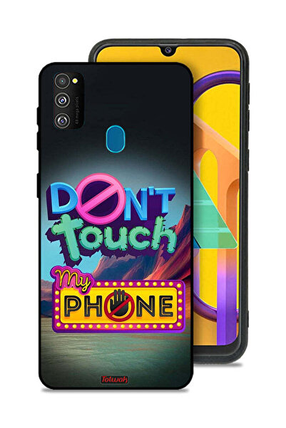 Tolwak Samsung Galaxy M30s Protective Case Cover Do Not Touch My Phone