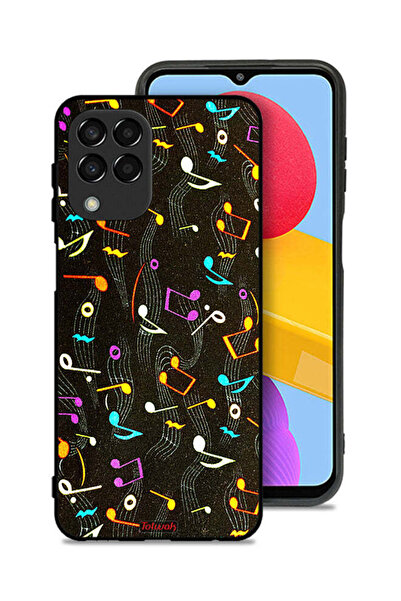 Tolwak غطاء حماية لهاتف سامسونج جالاكسي M33 بنمط قماش موسيقي