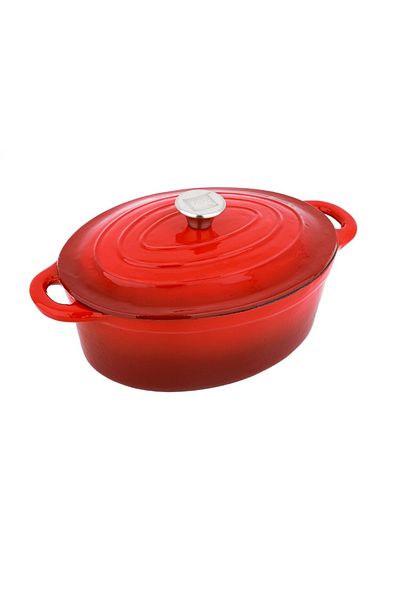 Carl Schmidt Sohn Cast iron pot 4 L, with enameled lid roaster type, Xanten Carl Schmidt Sohn red 37x22x11.5 cm 090975