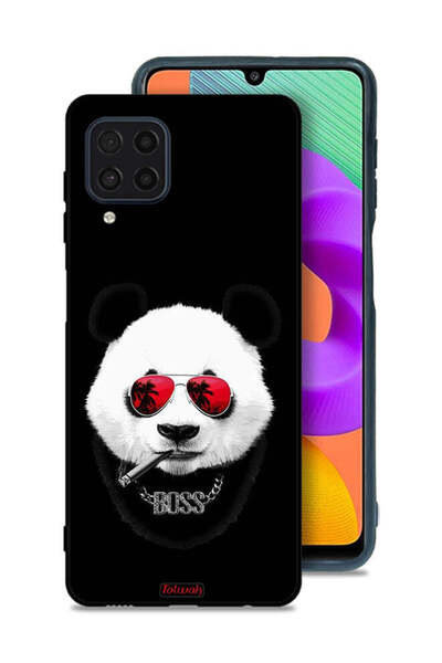 Tolwak Samsung Galaxy M32 4G Protective Case Cover Boss Panda