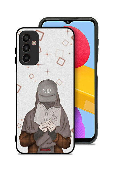 Tolwak غطاء حماية لهاتف سامسونج جالاكسي M23 بتصميم فتاة تقرأ الفن