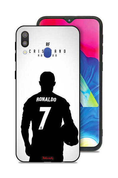 Tolwak غطاء حماية لهاتف سامسونج جالكسي M20 بقناع كريستيانو رونالدو