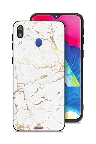 Tolwak غطاء حماية لهاتف سامسونج جالاكسي M20 بنمط رخامي