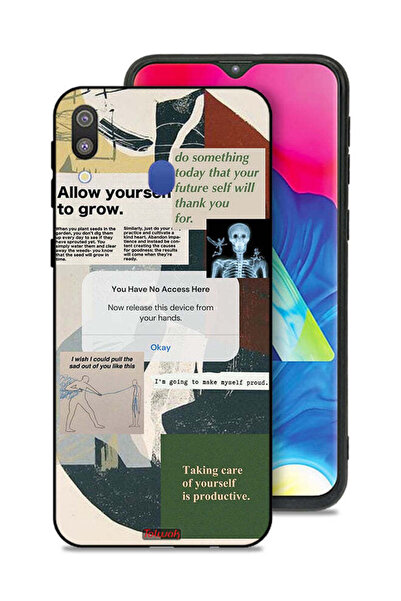 Tolwak غطاء حماية لهاتف Samsung Galaxy M20 اسمح لنفسك بالنمو