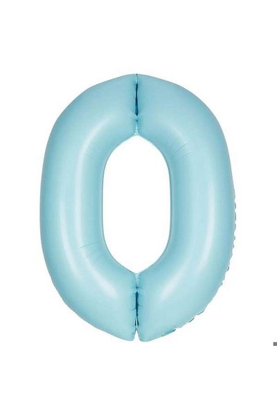 Mini Parti Mini Party Store Foil Retro Blue Color Balloon 40 cm