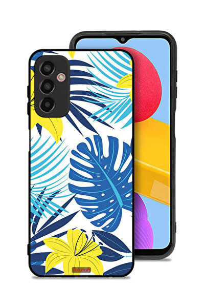 Tolwak غطاء حماية لهاتف سامسونج جالكسي M13 برسومات ريش وزهور