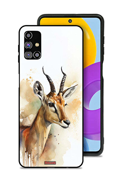 Tolwak غطاء حماية لهاتف سامسونج جالاكسي M31s بتصميم غزال تجريدي