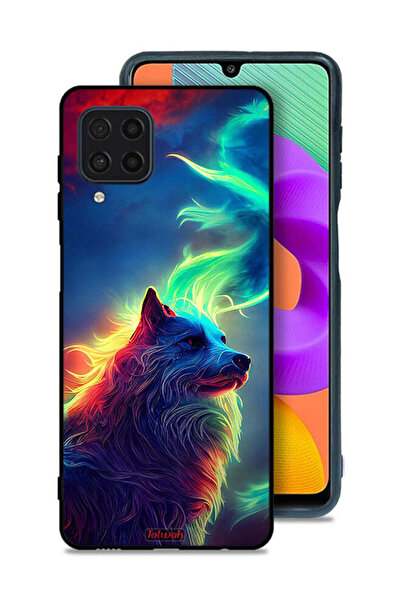 Tolwak Samsung Galaxy M22 Protective Case Cover Wolf