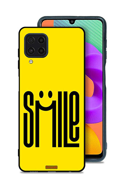 Tolwak Samsung Galaxy M32 4G Protective Case Cover Smile Art