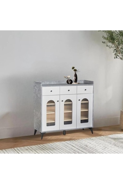 DEC4 دولاب تخزين مودرن بتصميم عصرى 100 سم بالوان متعدده