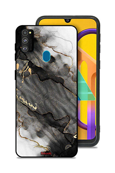 Tolwak غطاء حماية لهاتف سامسونج جالاكسي M30s - رخامي لامع