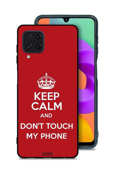 Tolwak Samsung Galaxy M32 4G Protective Case Cover Keep Calm And Dont Touch M...