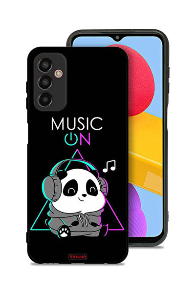 Tolwak غطاء حماية لهاتف سامسونج جالكسي M13 بطبعة موسيقى الباندا