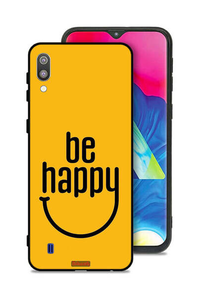 Tolwak Samsung Galaxy M10 Protective Case Cover Be Happy