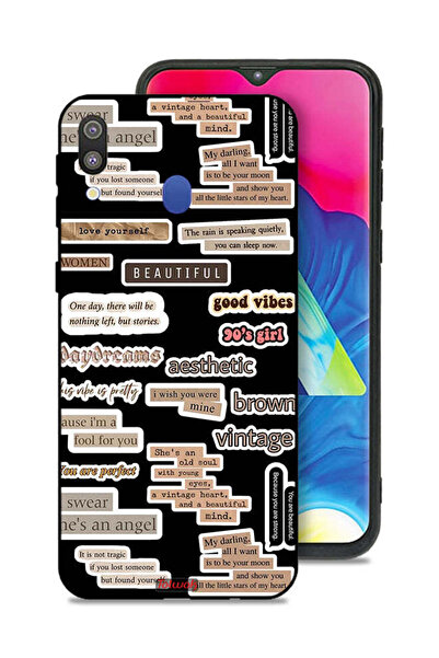 Tolwak Samsung Galaxy M20 Protective Case Cover Beautiful Quotes Stickers
