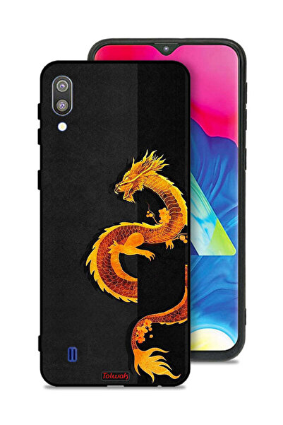 Tolwak Samsung Galaxy M10 Protective Case Cover Dragon Art