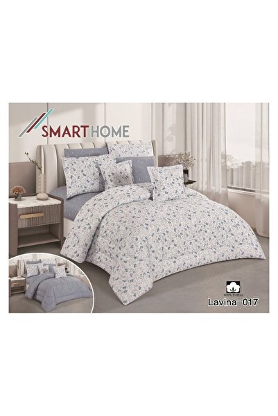 smart home Double-sided comforter set, 8-piece comforter with a comfortable inner filling, 250x230cm