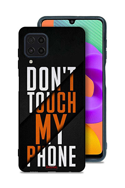 Tolwak Samsung Galaxy M22 Protective Case Cover Do Not Touch My Phone