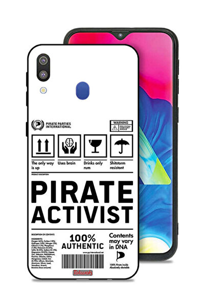 Tolwak غطاء حماية لهاتف سامسونج جالاكسي M20 - ملصق ناشط خاص