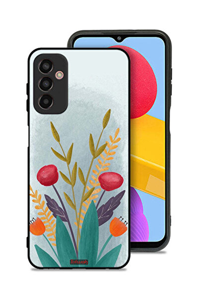 Tolwak غطاء حماية لهاتف سامسونج جالاكسي M13 برسومات نباتية