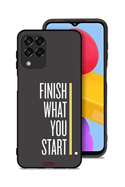 Tolwak Samsung Galaxy M33 Protective Case Cover Finish What You Start