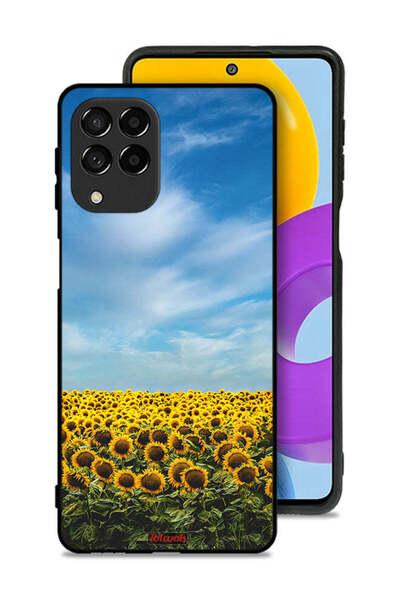 Tolwak غطاء حماية لهاتف سامسونج جالاكسي M53 - عباد الشمس تحت السماء