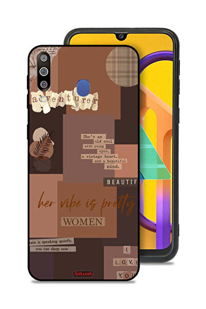 Tolwak Samsung Galaxy M30 Protective Case Cover Adventurer Women
