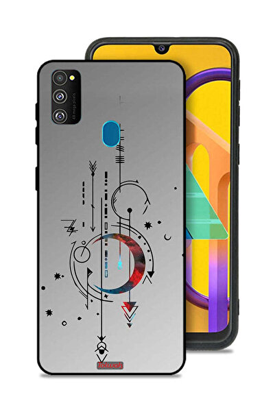 Tolwak Samsung Galaxy M30s Protective Case Cover Moon And Arrows Art Pattern