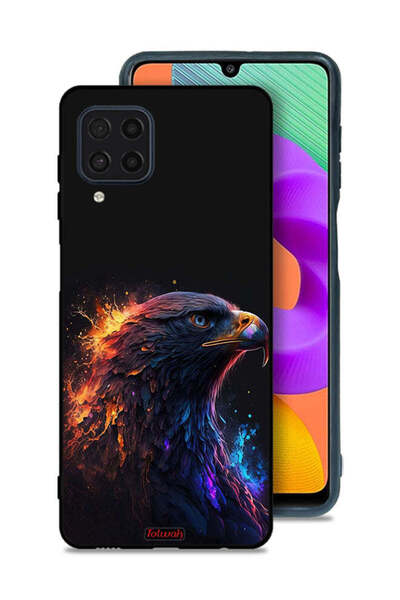 Tolwak Samsung Galaxy M32 4G Protective Case Cover Eagle Art