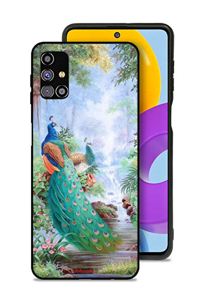 Tolwak غطاء حماية لهاتف سامسونج جالاكسي M31s بنقشة الطاووس