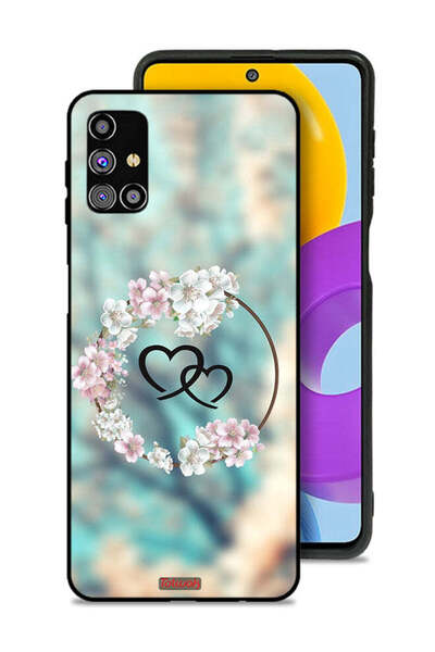 Tolwak غطاء حماية لهاتف سامسونج جالاكسي M31s برسومات قلوب في خاتم