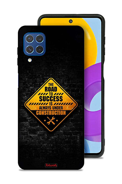Tolwak غطاء حماية لهاتف سامسونج جالكسي F62 الطريق إلى النجاح دائمًا قيد الإنشاء
