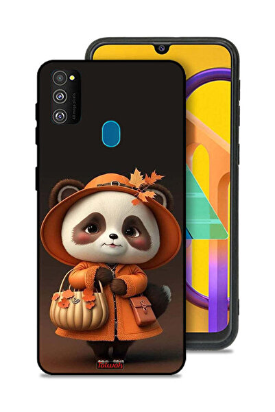 Tolwak Samsung Galaxy M30s Protective Case Cover Cute Panda Lady Style