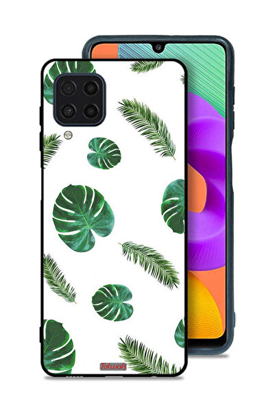 Tolwak غطاء حماية لهاتف سامسونج جالاكسي M32 4G بنقشة ريش فنية