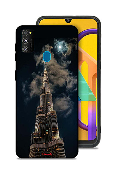 Tolwak Samsung Galaxy M30s Protective Case Cover Burj Khalifa In Night