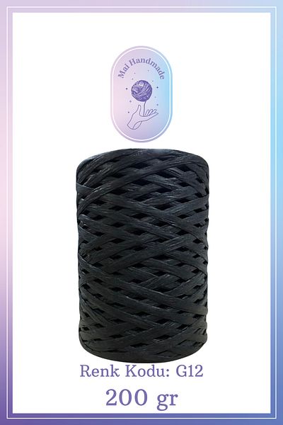 Mai Handmade Hobby ve Örgü Evi Φυσικό Χαρτί Raffia Rope Craft, Συσκευασία, Λουλούδι & Δώρο Στολίδι Σχοινί 200 gr 180-220 μέτρα