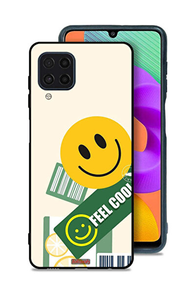 Tolwak Samsung Galaxy M22 Protective Case Cover Feel Cool Sticker